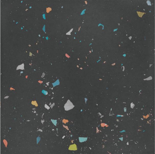 Color Drops Graphite 7x7 Nat