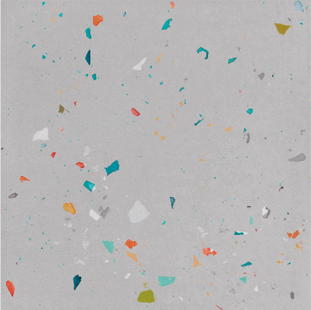 Color Drops Grey 7x7 Nat