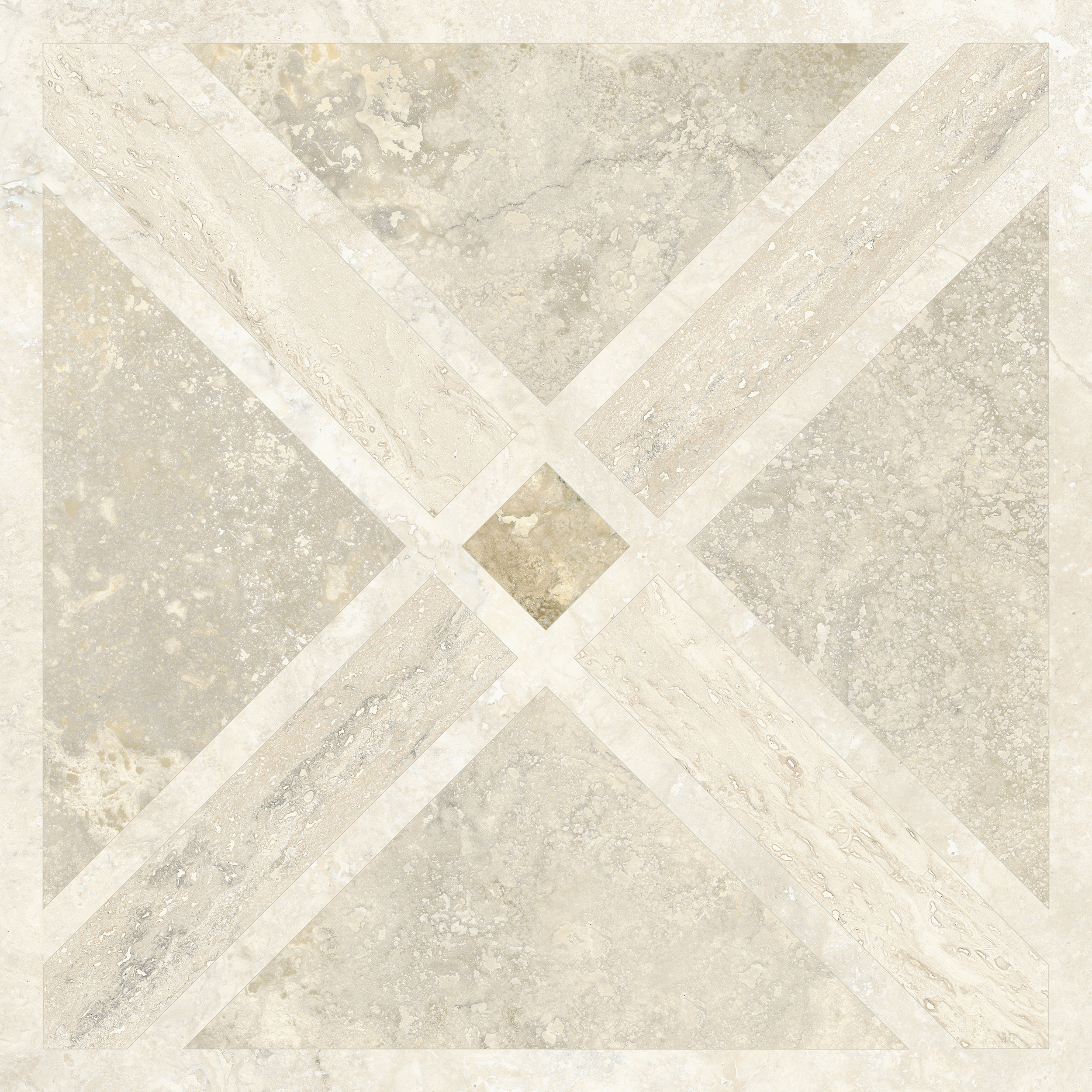 Invictus Cross Deco 24x24 Nat