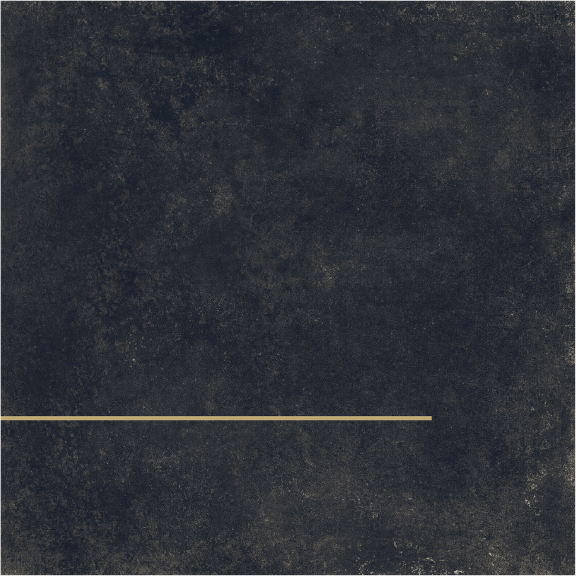 Lines Black Strip 3B 24x24 Nat