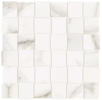 Maestro Calacatta Oro Basketweave Mos 2x2 Mat