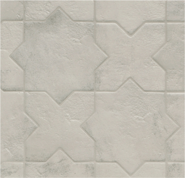 Malta Cross & Star Dove 6x6 Nat