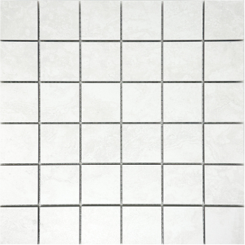 Marmo White Travertine Mosaic 2x2 Satin (12x12)