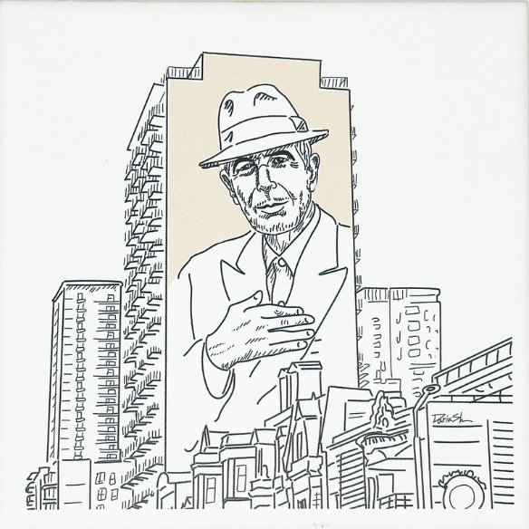 Montreal x Italbec - Leonard Cohen Mural