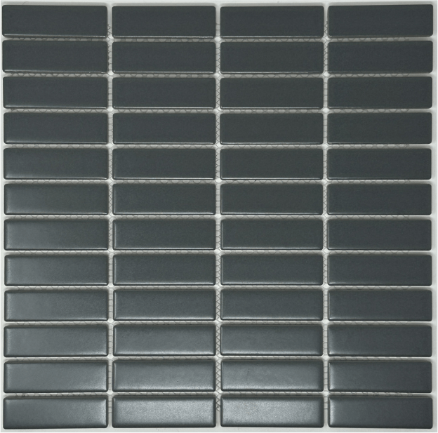 Pieces Dark Grey Stacked 1x3 Mos Satin