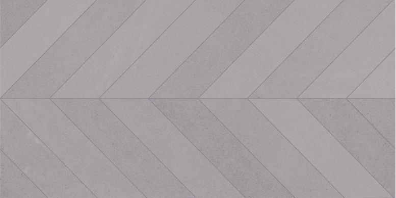 Seine Risle Herringbone Gris 24x48 Nat