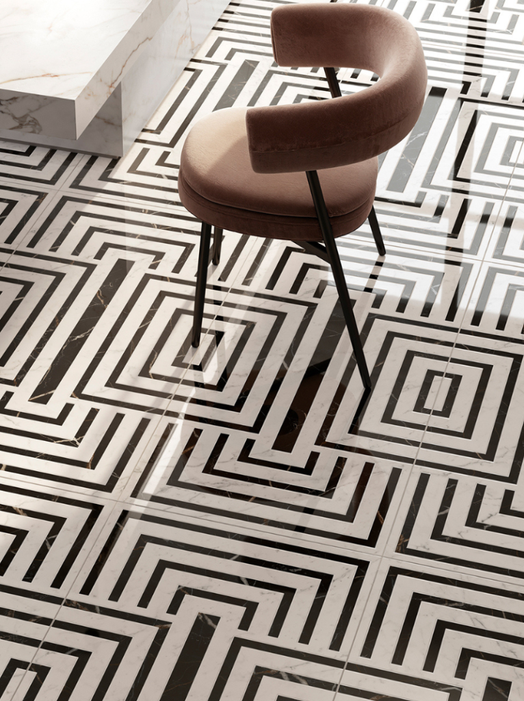 Intarsi tiles