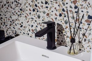 Terrazzo in bathroom